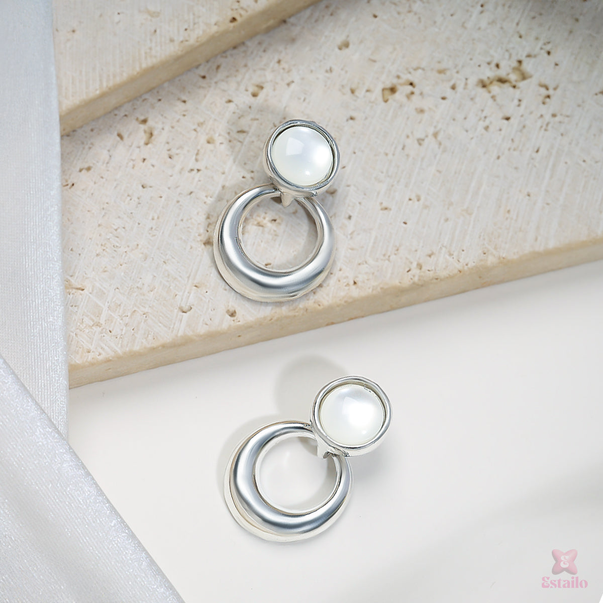 Lunar Halo Earrings