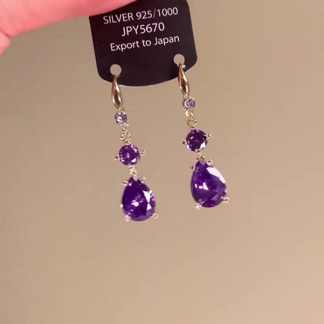 Amethyst Royale Drops Earrings