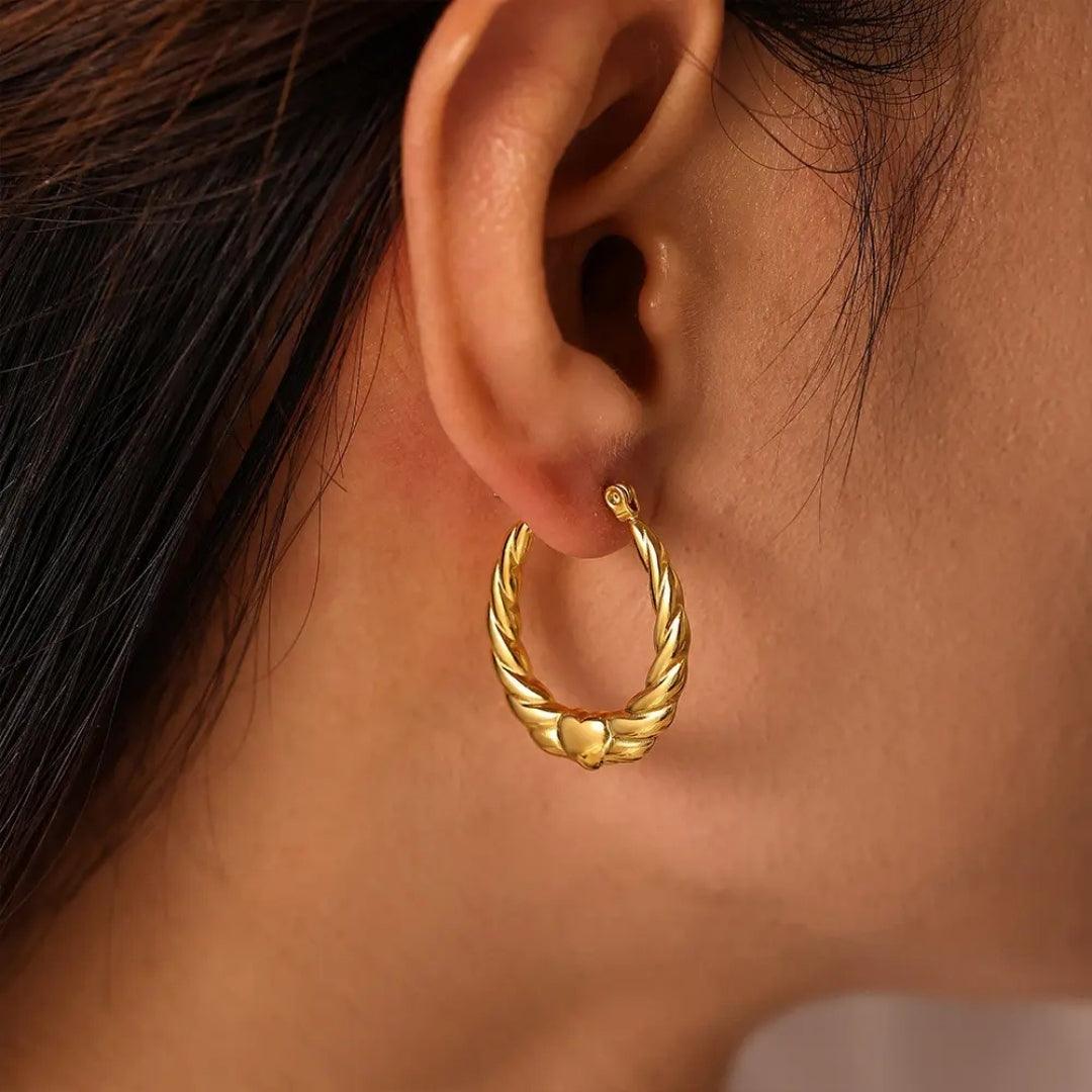 Anti- Tarnish Hoops Earrings