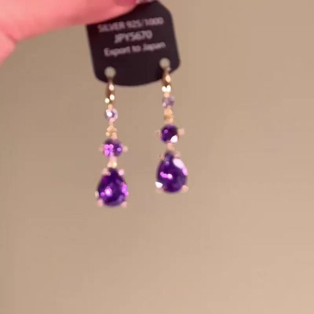 Amethyst Royale Drops Earrings
