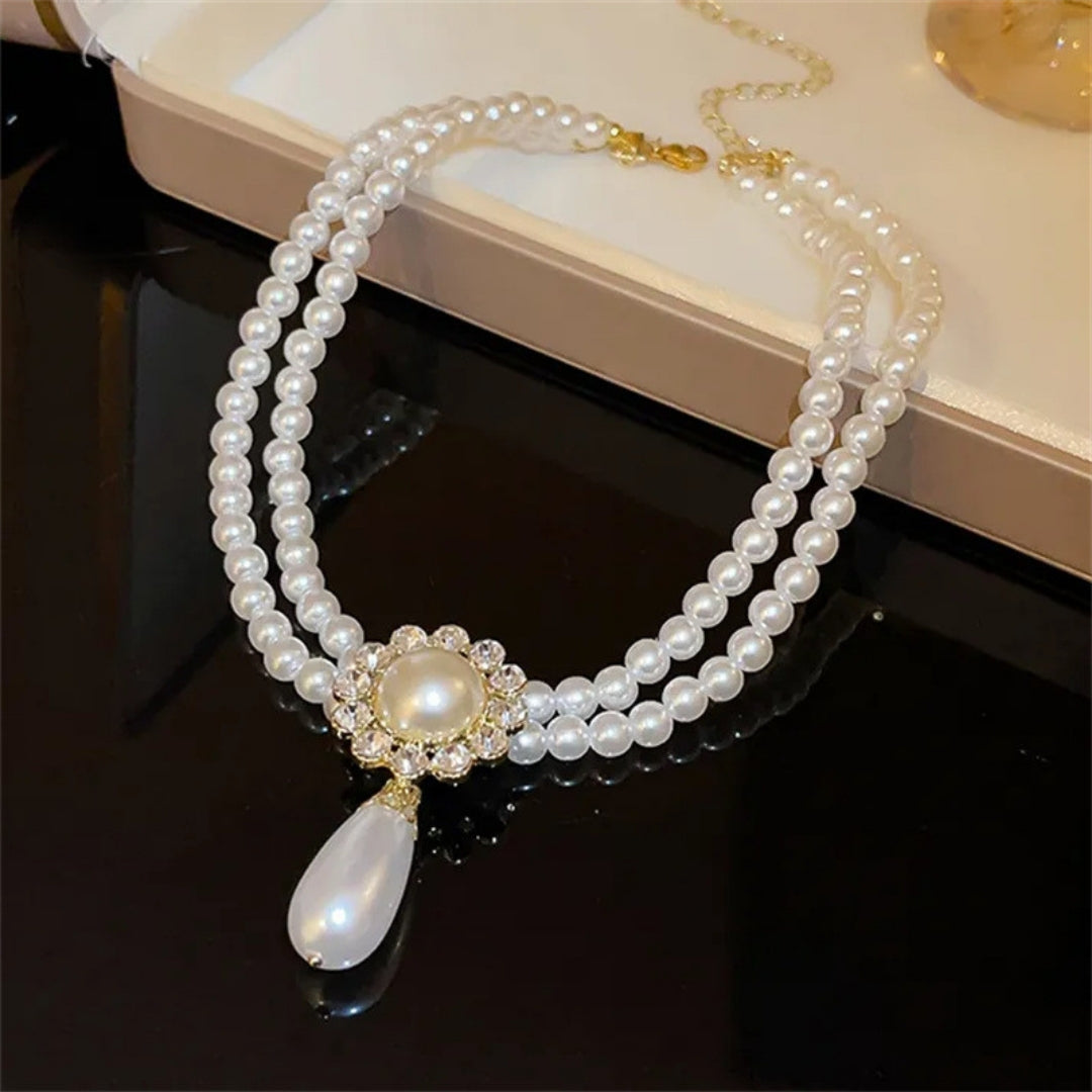 Elegance Cascade Choker Necklace