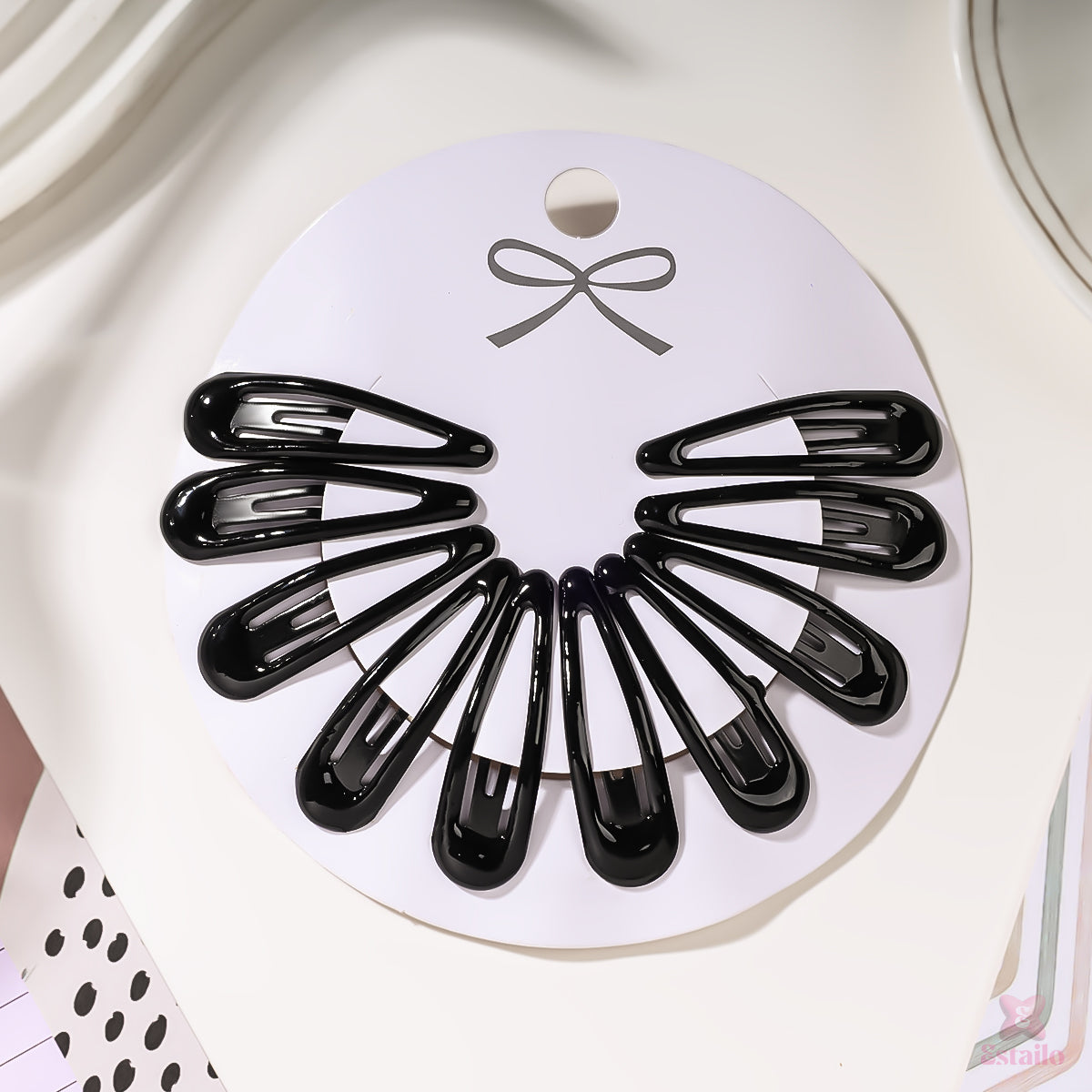 Tic Tac Hair Clips