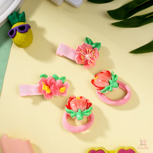 Floral  Kids Hair Accessories