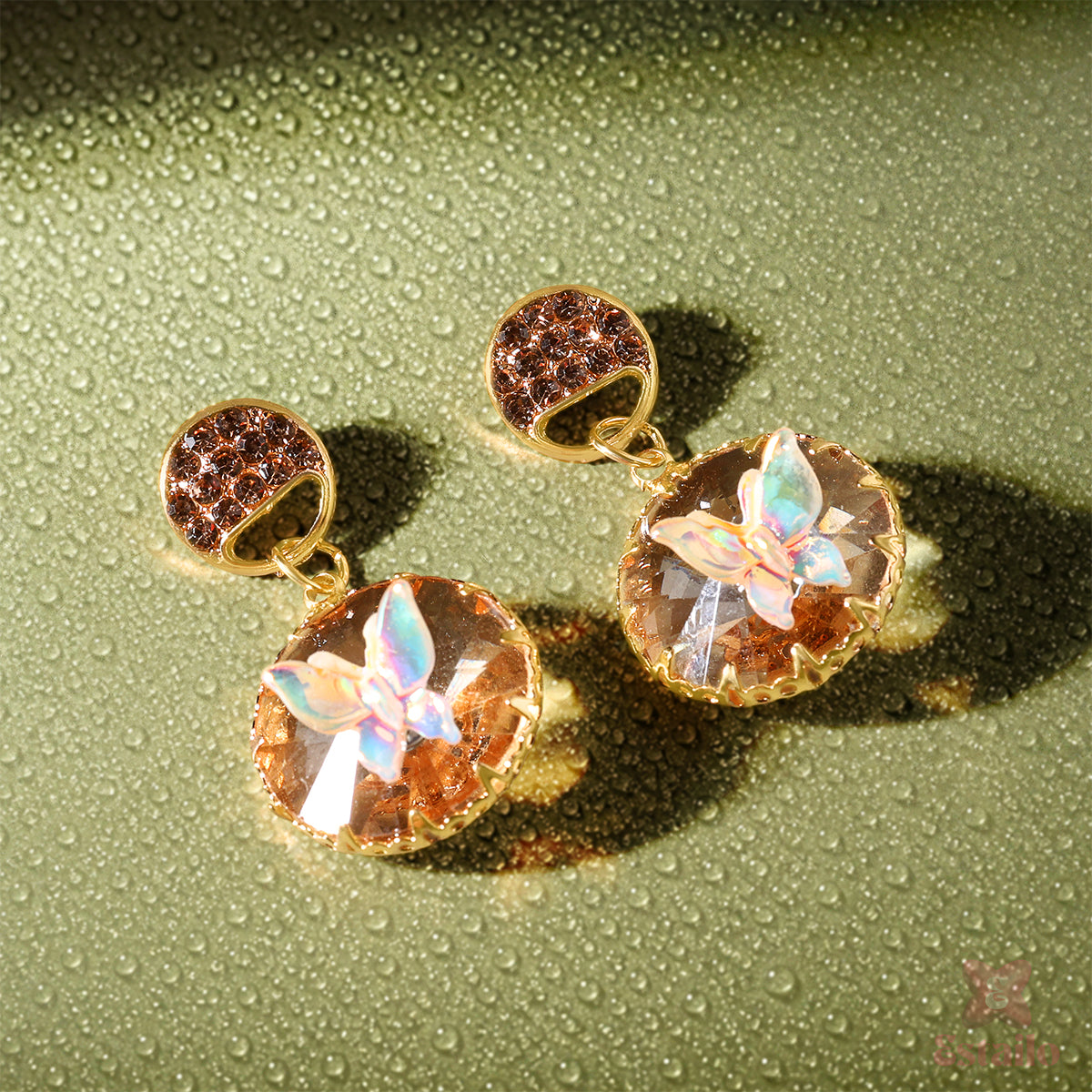 Lilac Dream Drops Earring