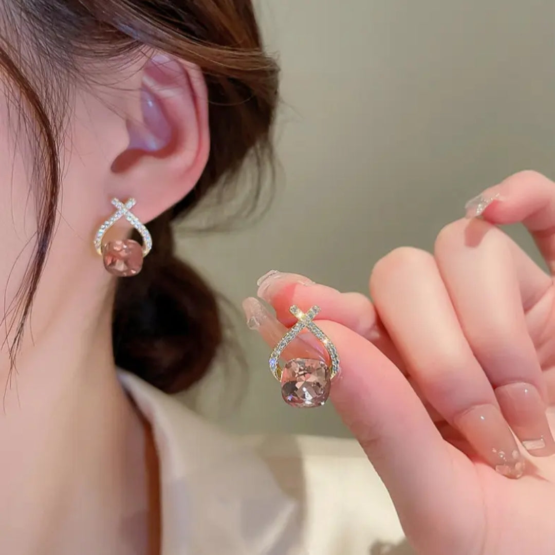 Rose Radiance Drops Earrings