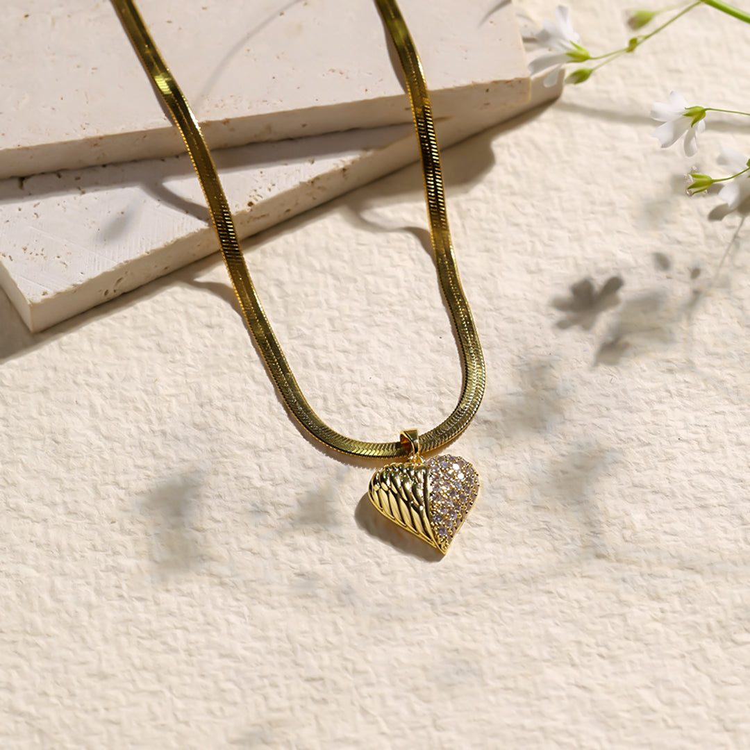 Blind Date Statement Heart Neckpiece