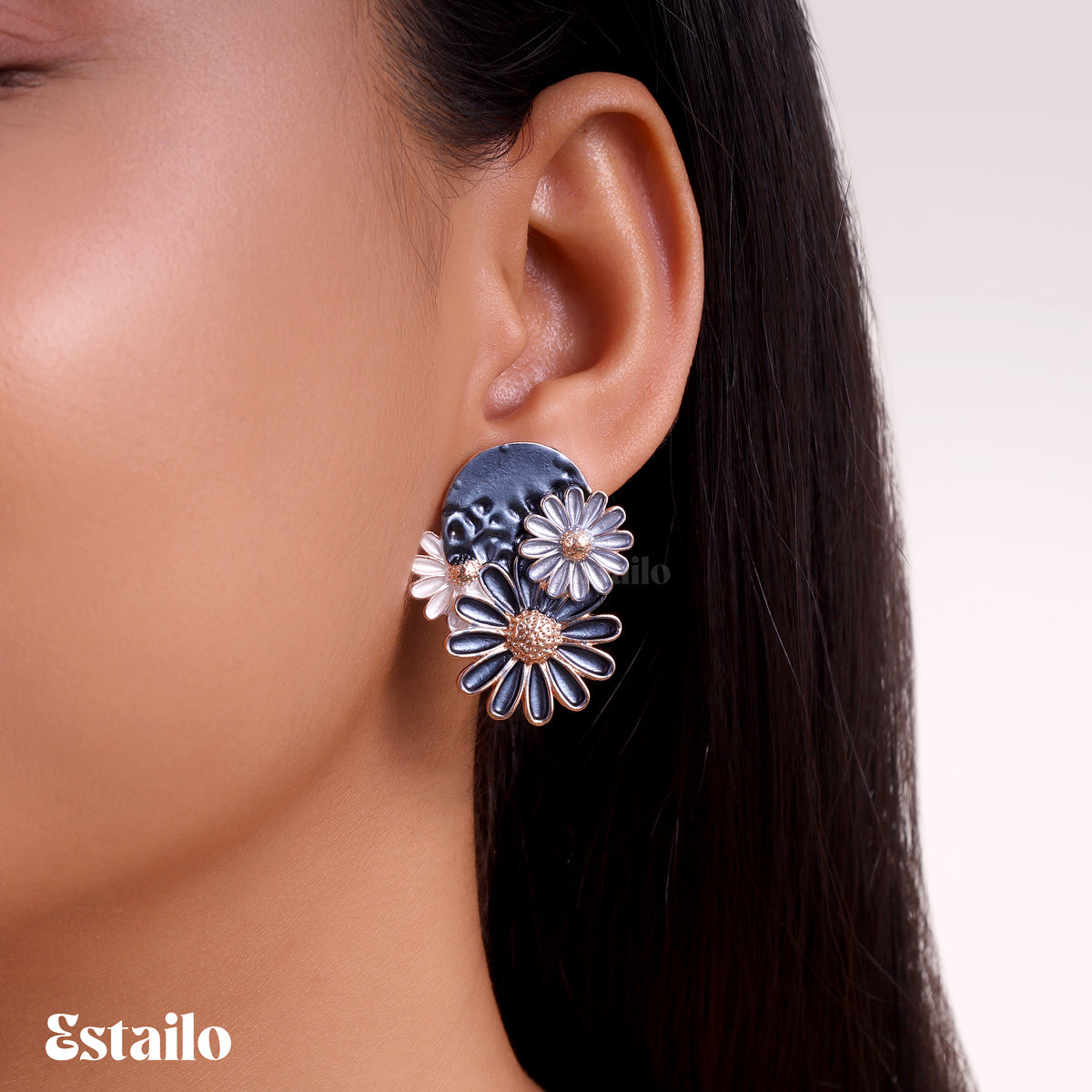 Indigo Bloom Earrings