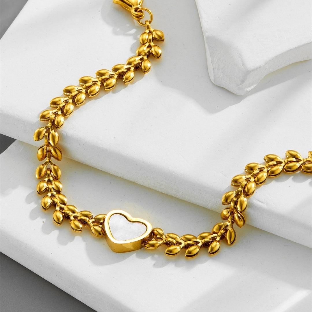 Sacred Heart Foliage Bracelet