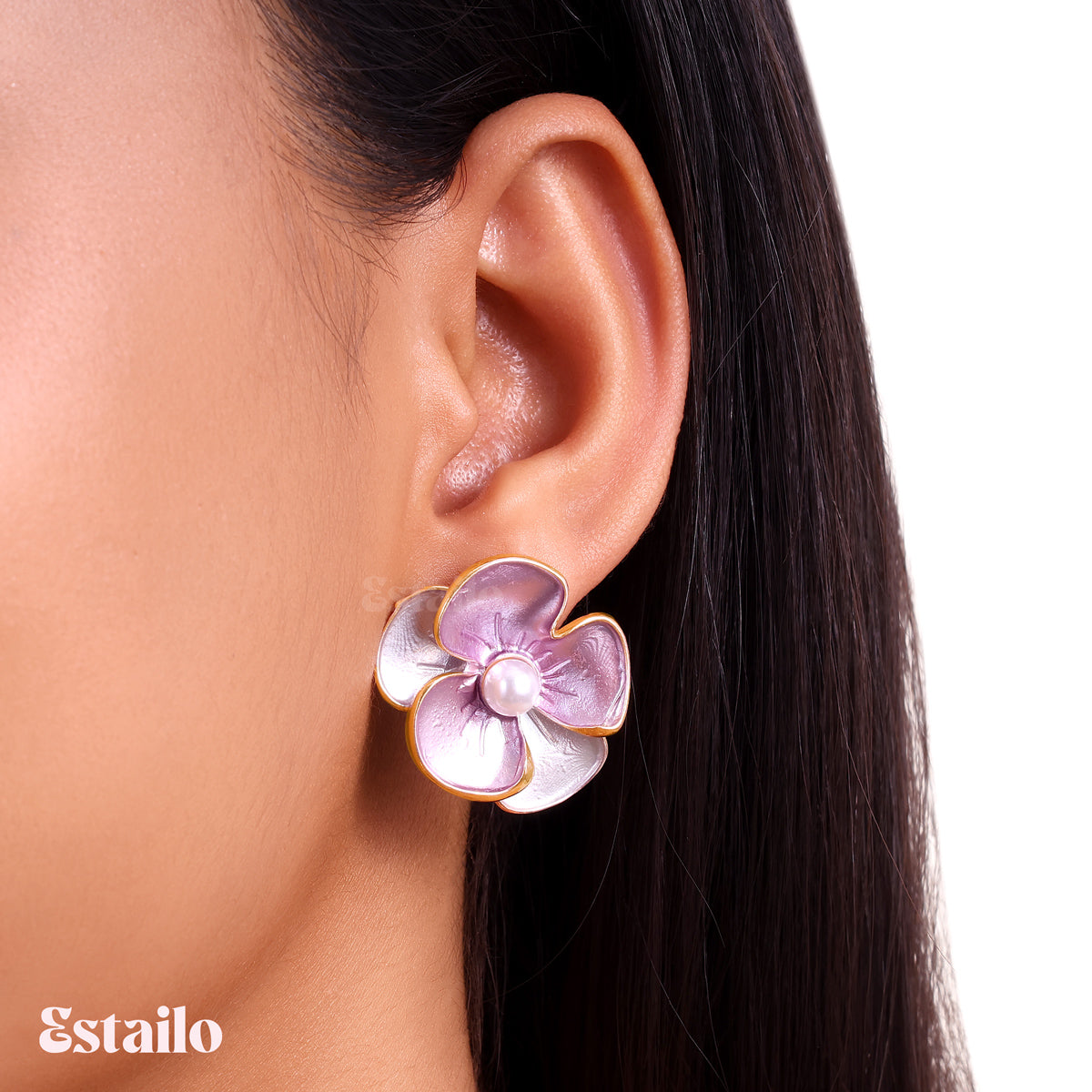 Cerulean Whisper Studs Earring