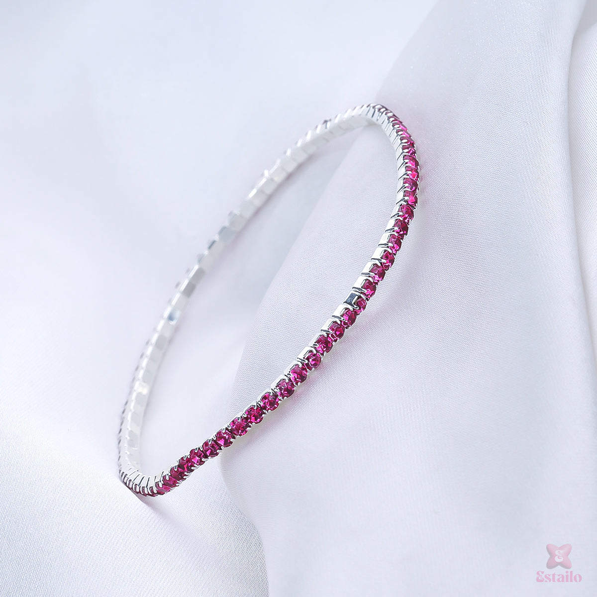 Pink Prism Stretchable Bracelet