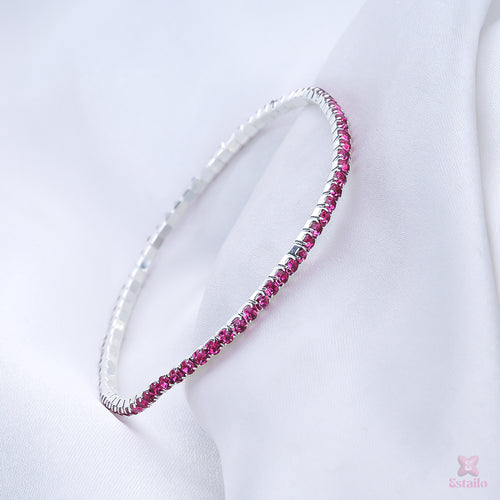 Pink Prism Stretchable Bracelet