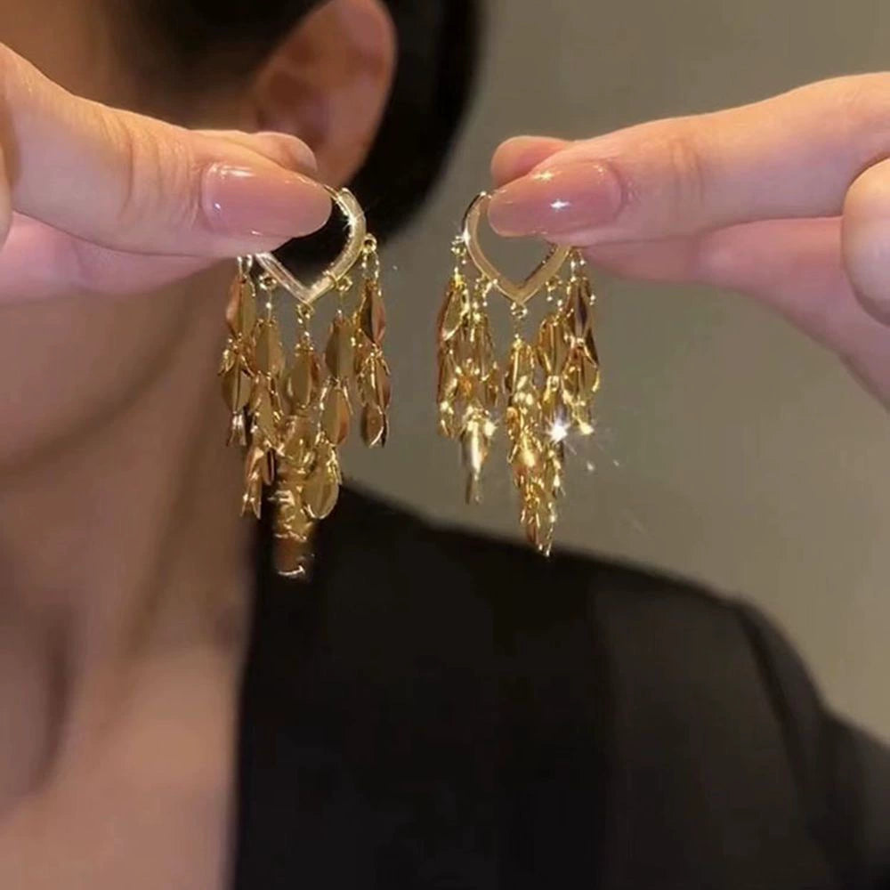 Laurel Cascade Hoops Earring