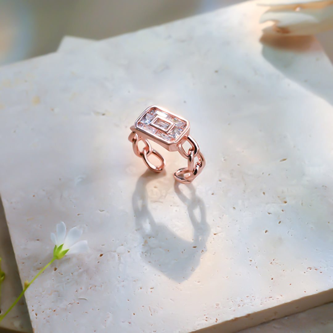 Peachy Gleam Ring