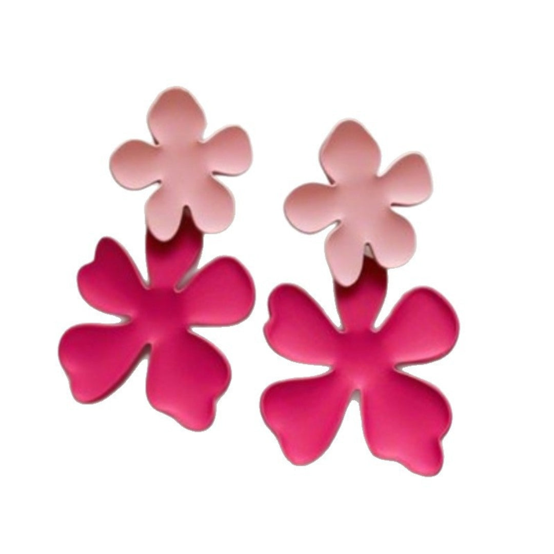 Candy Pink Posy Earrings