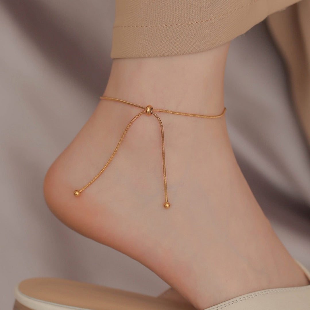 Golden Knot Anklet