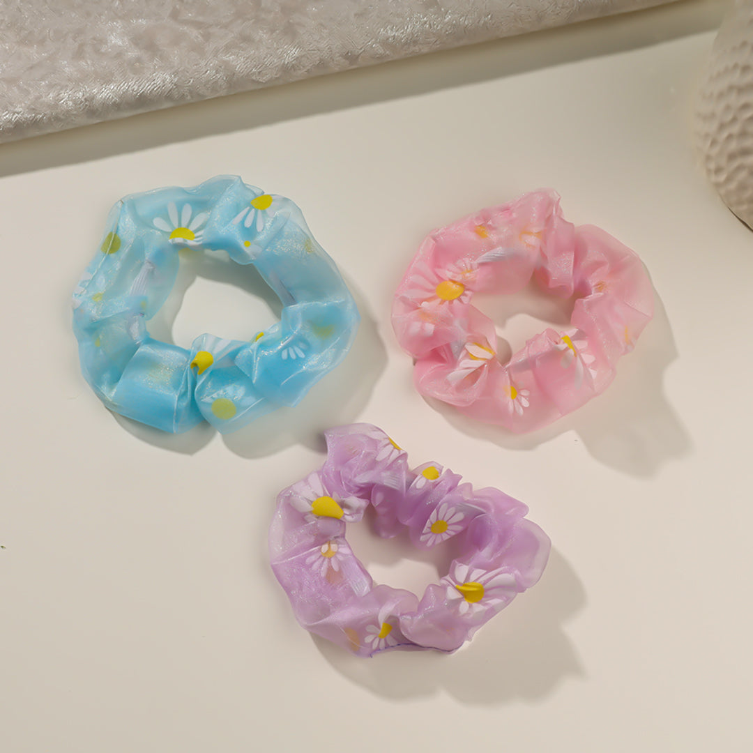 Daisy Dream Scrunchies (pack of 4)