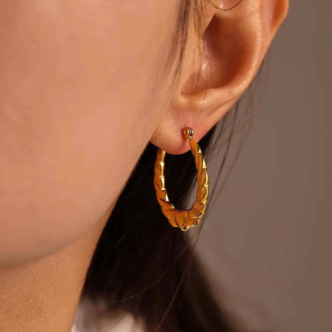 Anti- Tarnish Hoops Earrings