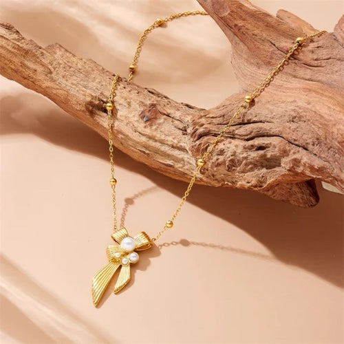 Pearl Bowtique Necklace
