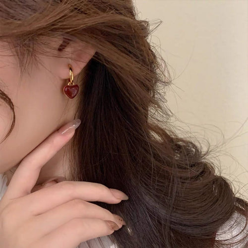 Scarlet Secret Drops Earrings