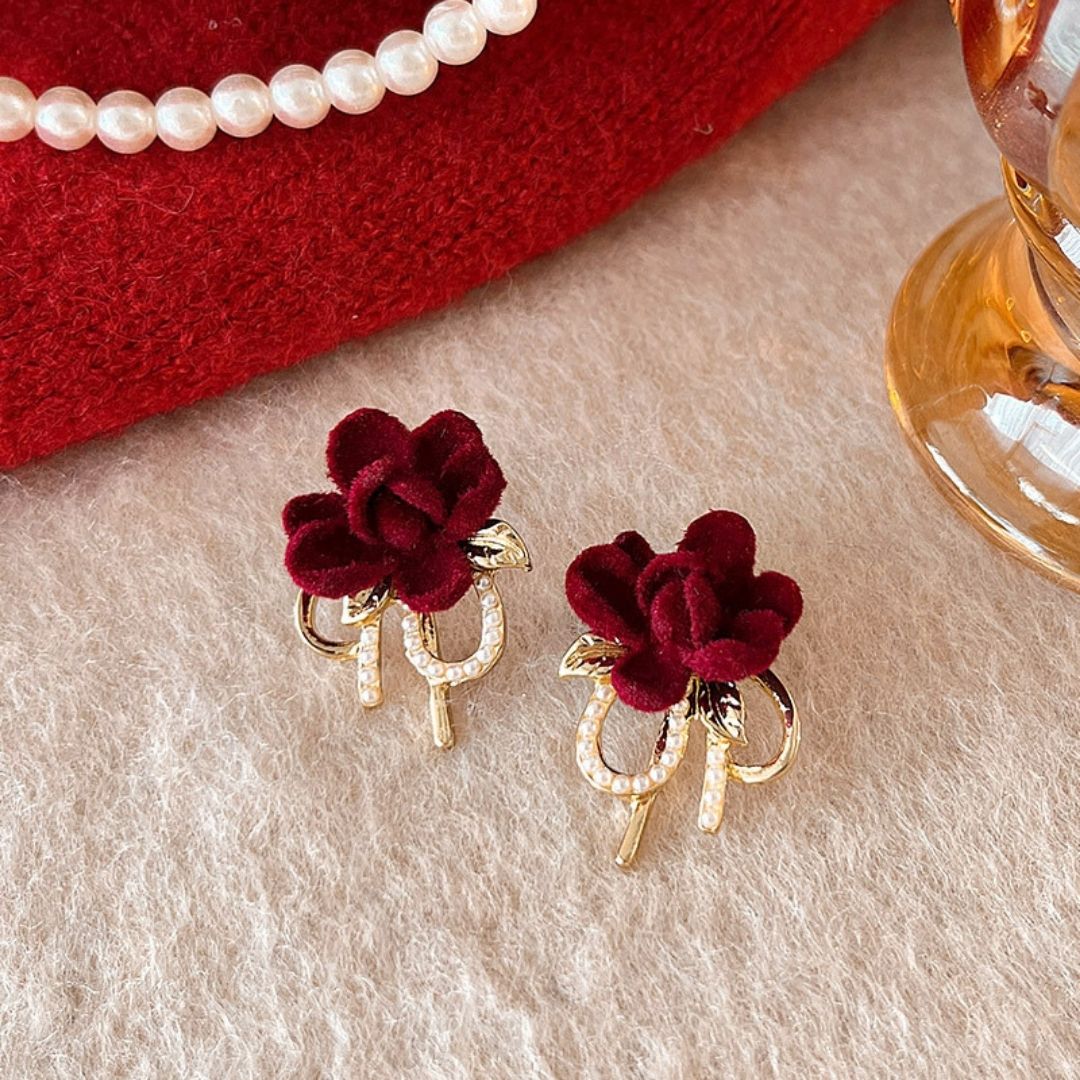 Velvet Rose Gazebos Earrings