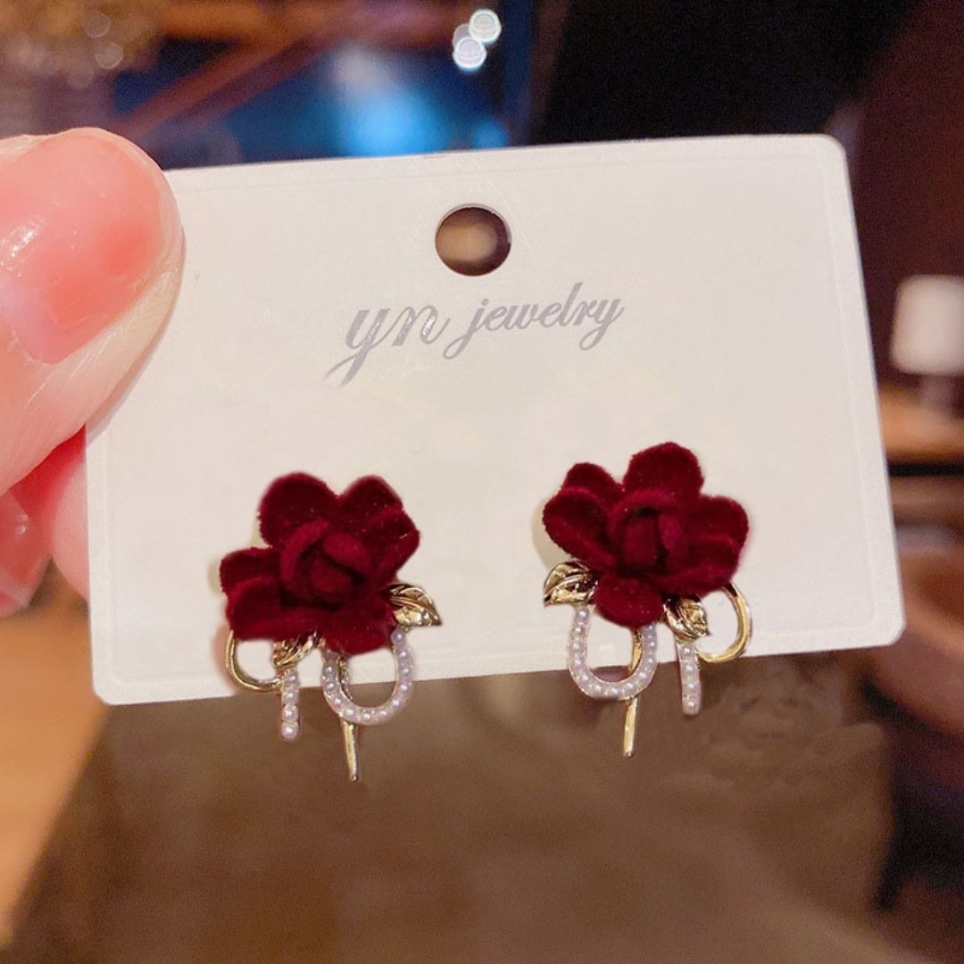 Velvet Rose Gazebos Earrings