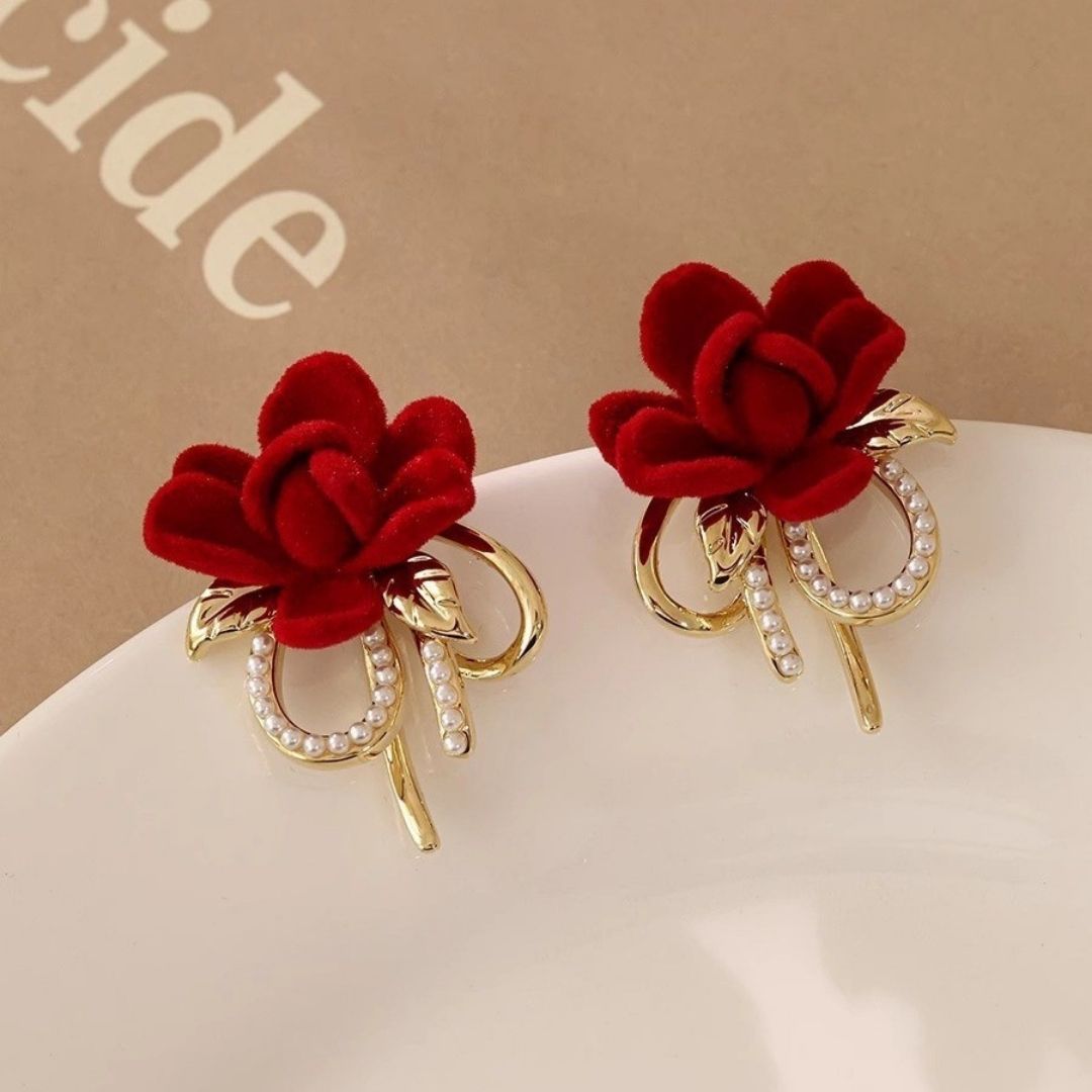 Velvet Rose Gazebos Earrings