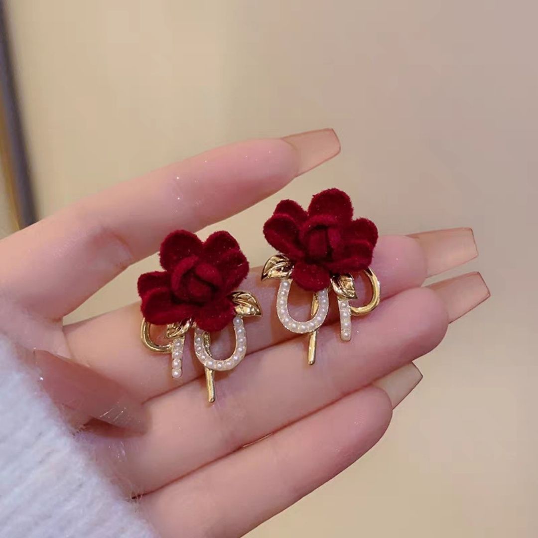 Velvet Rose Gazebos Earrings