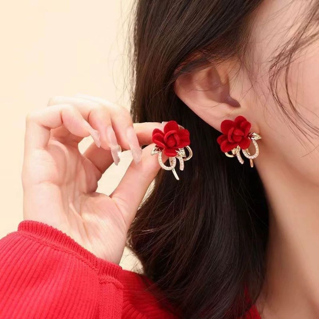 Velvet Rose Gazebos Earrings
