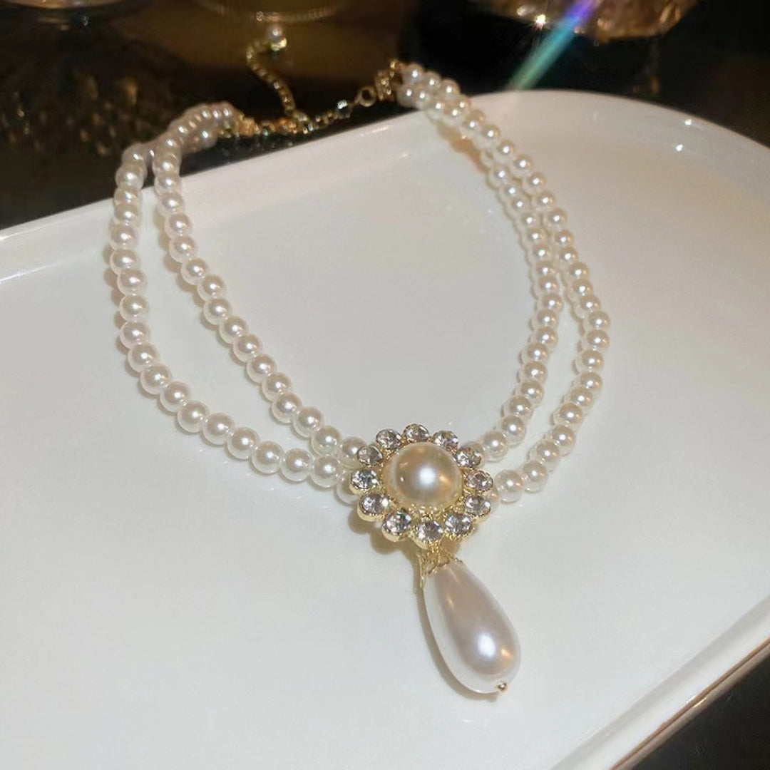Elegance Cascade Choker Necklace