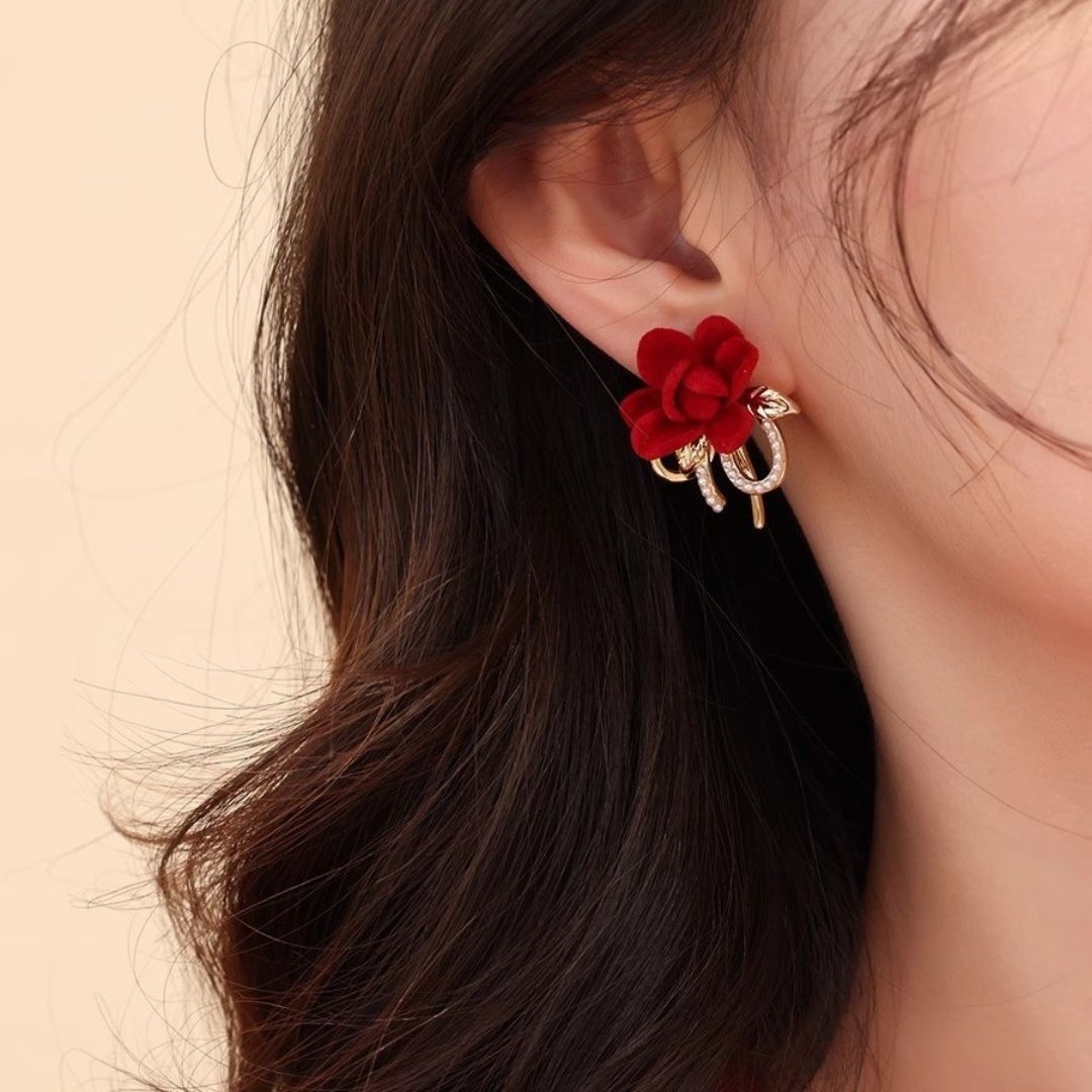 Velvet Rose Gazebos Earrings