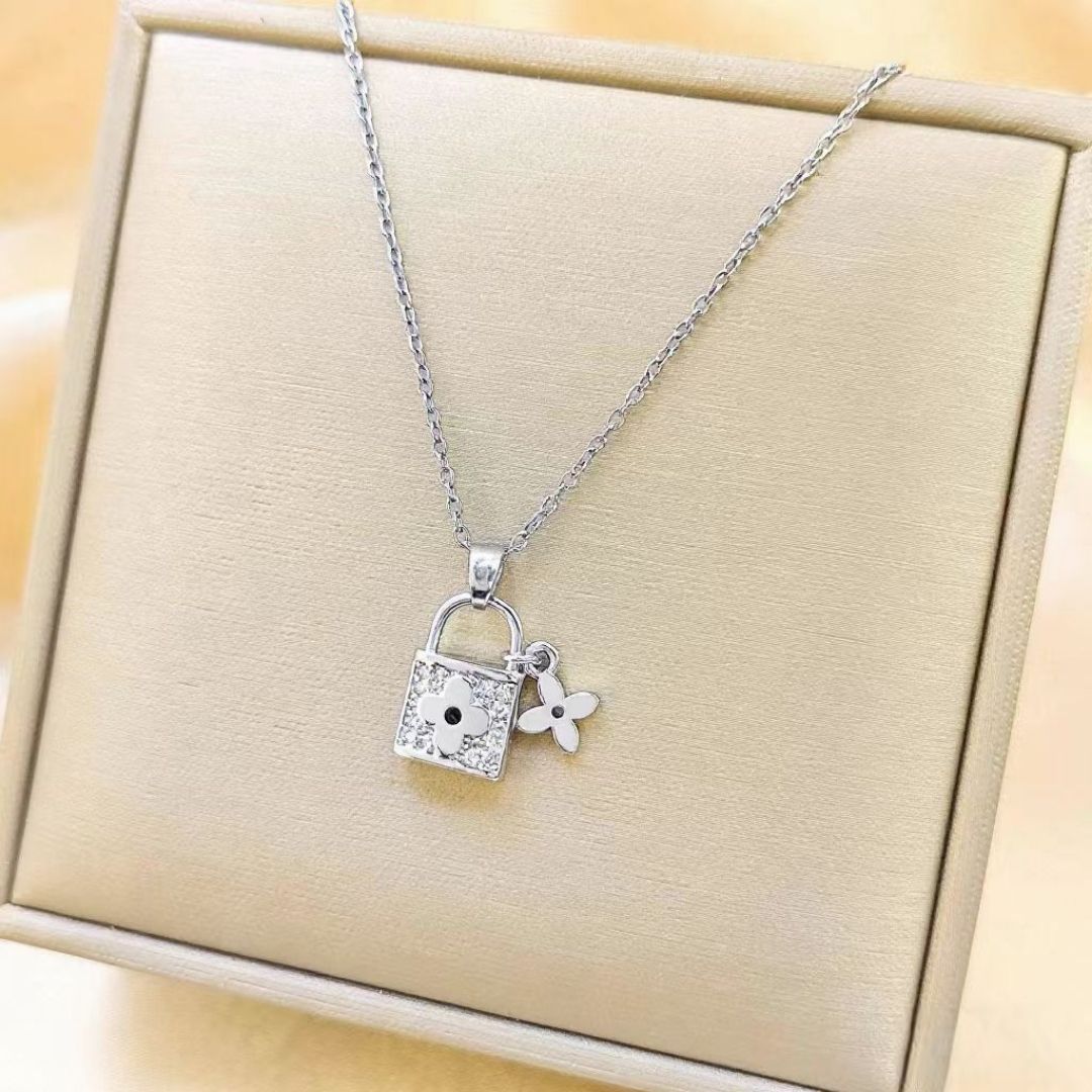 Starlight Secret Padlock Necklace