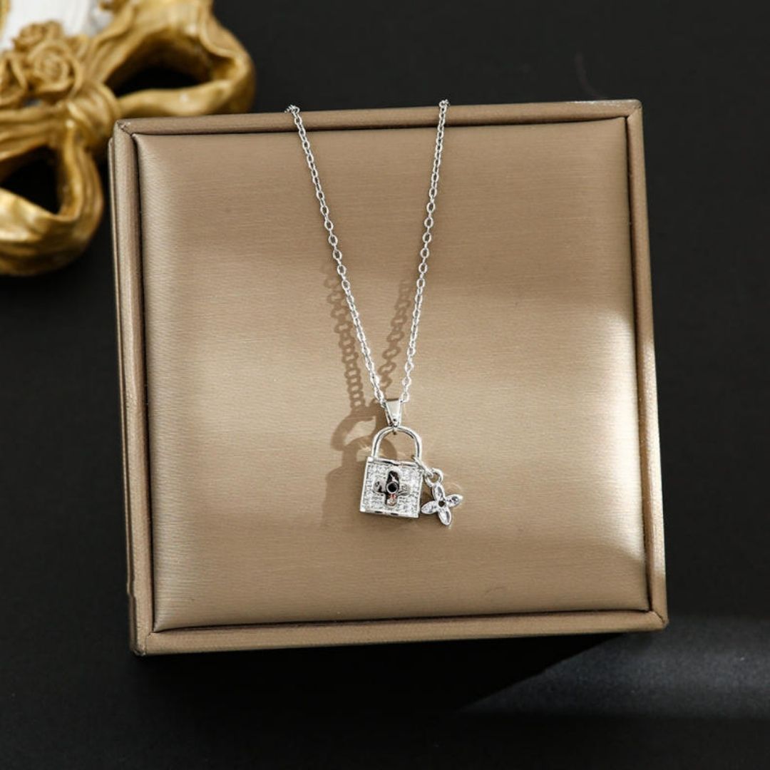 Starlight Secret Padlock Necklace