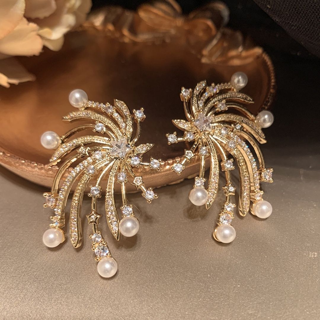 Stardust Comet Studs Earrings