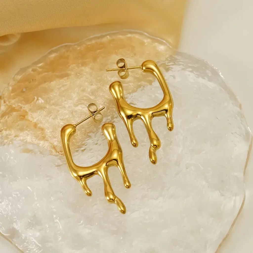 Luxe Melt Hoops Earrings