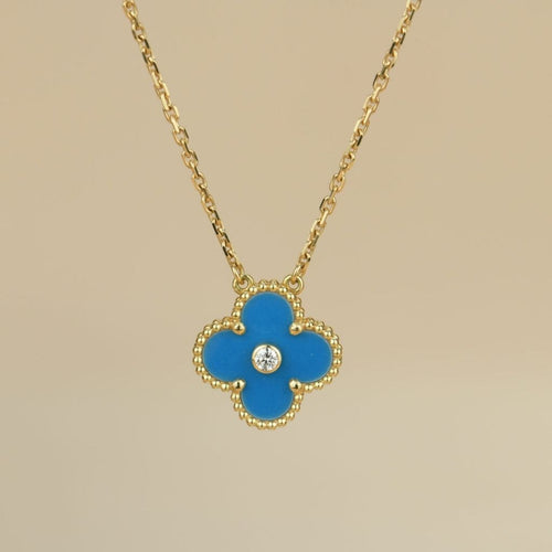 Ice Blue Clove Neckpiece