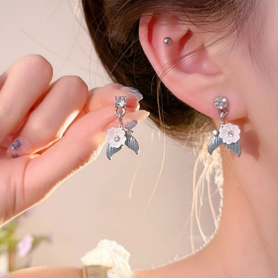 Mystic Tail Blossoms Earrings