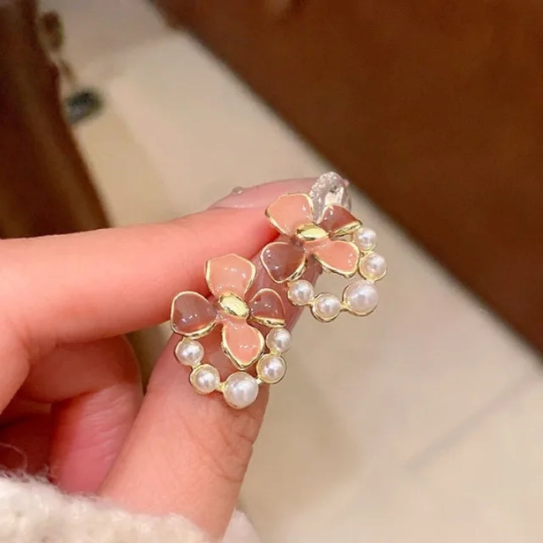 Graceful Flora Studs Earrings