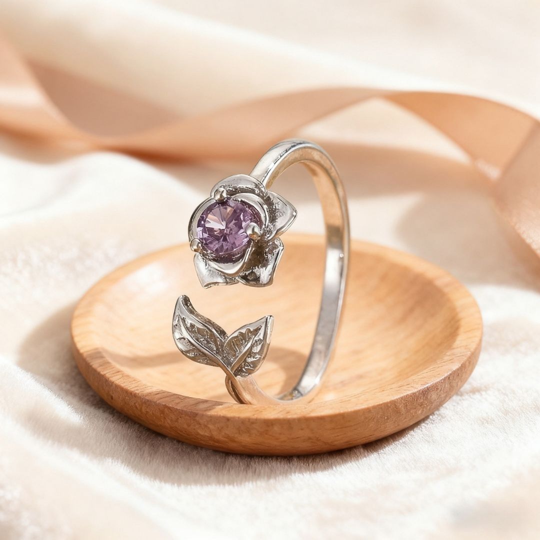 Rose Petal Crown Ring