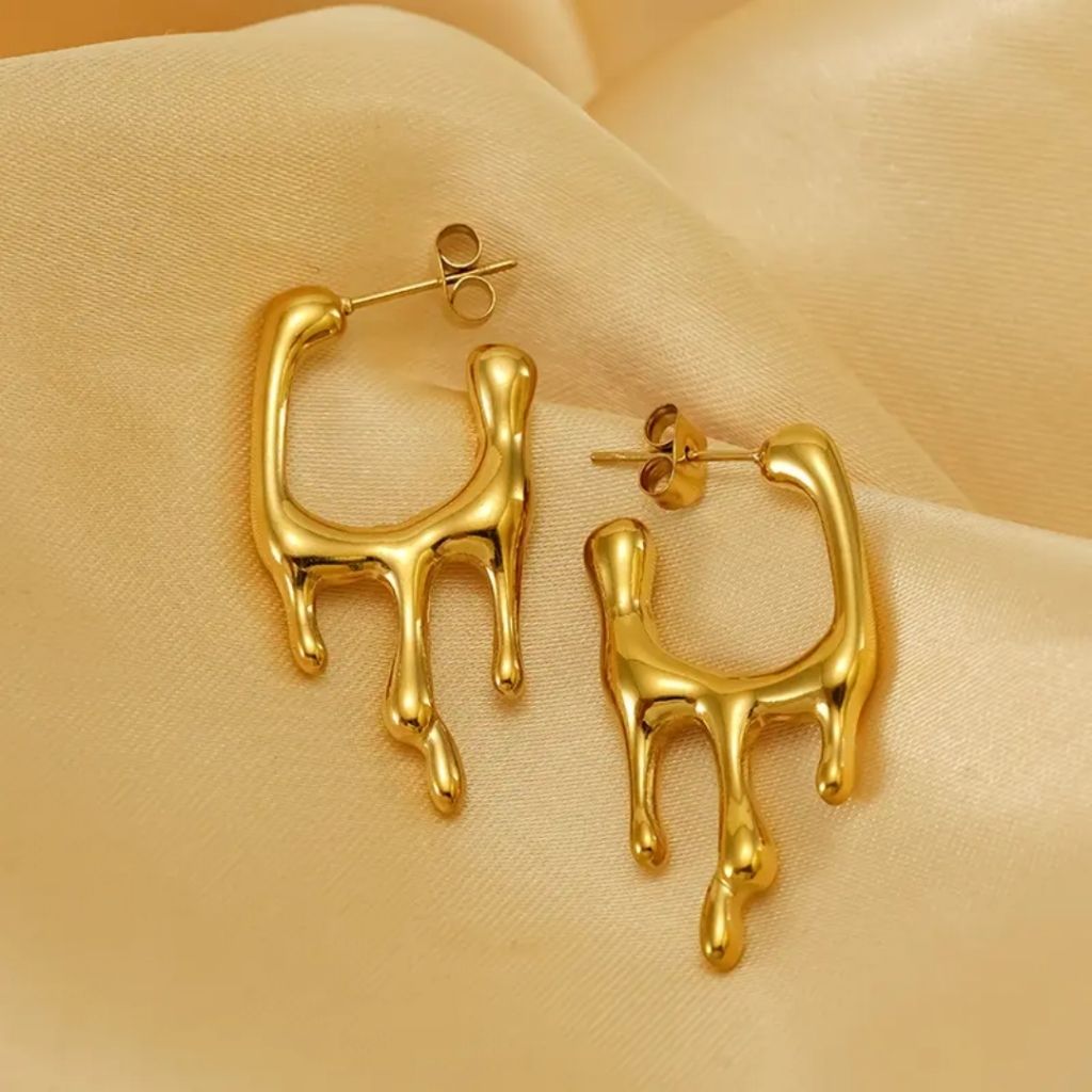 Luxe Melt Hoops Earrings