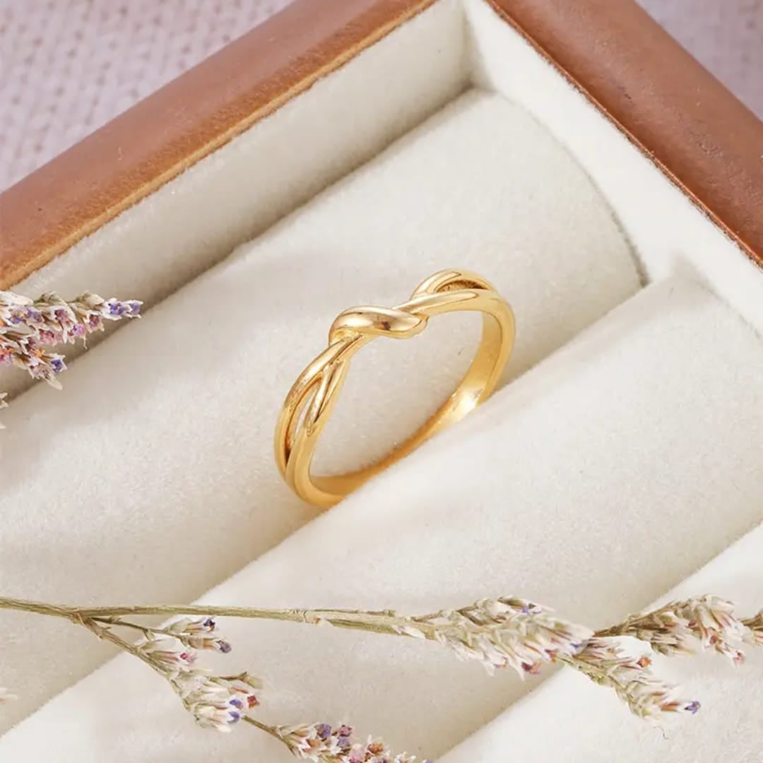 Gilded Knot Ring