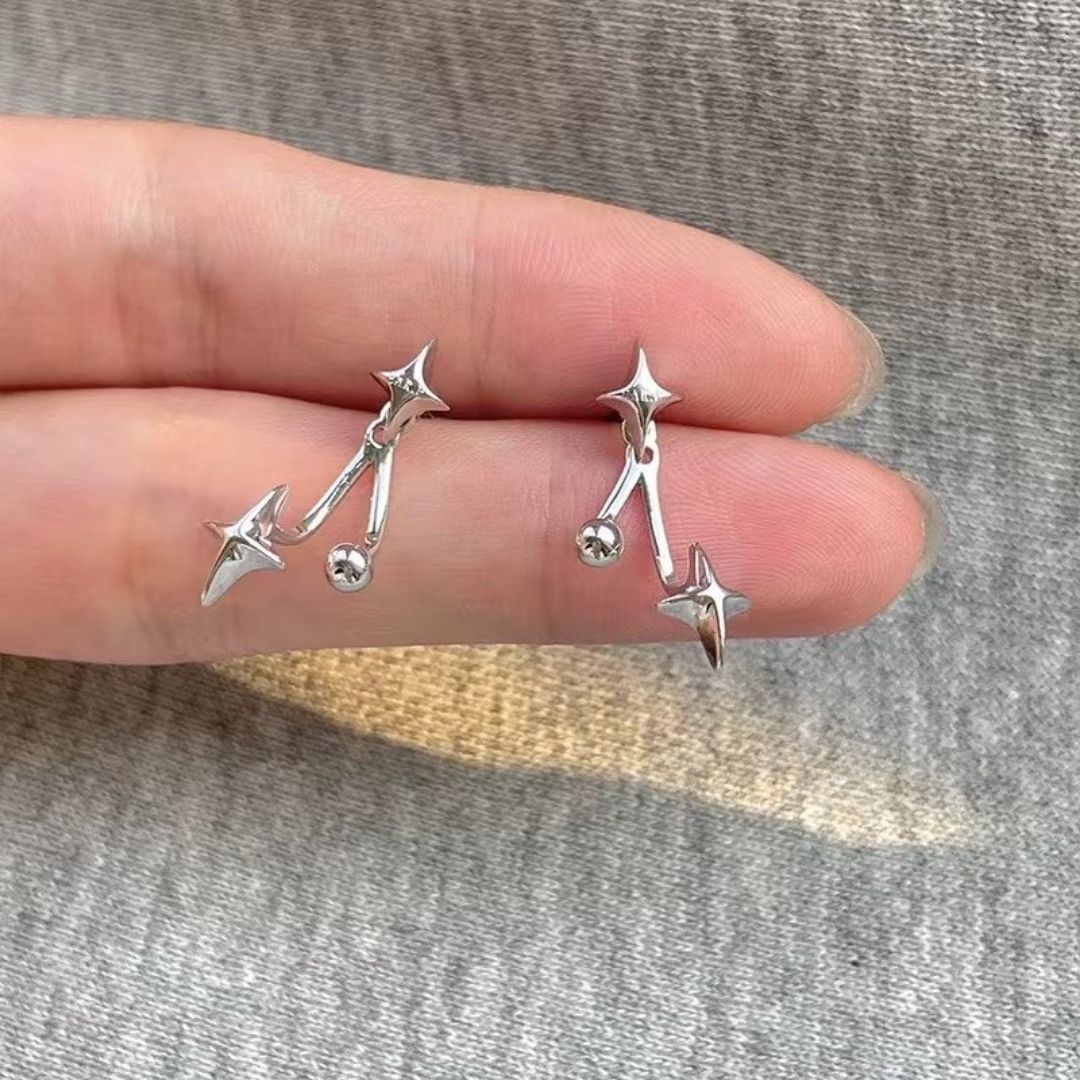 Sleek Zenith Stars Earrings