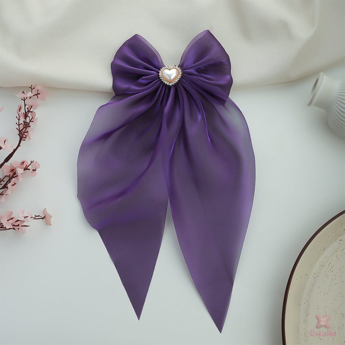 Lilac Charm Clip