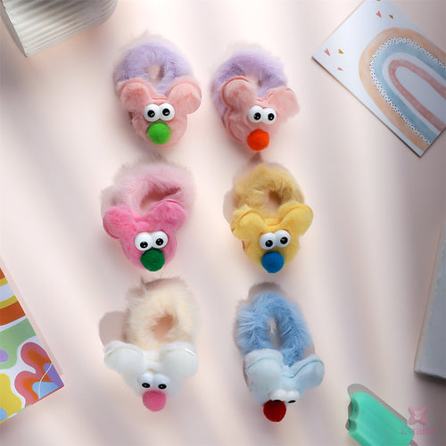 Fuzzy Friend Hair Rubber (pack of 2)