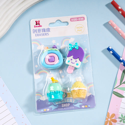 Dessert Shop Erasers
