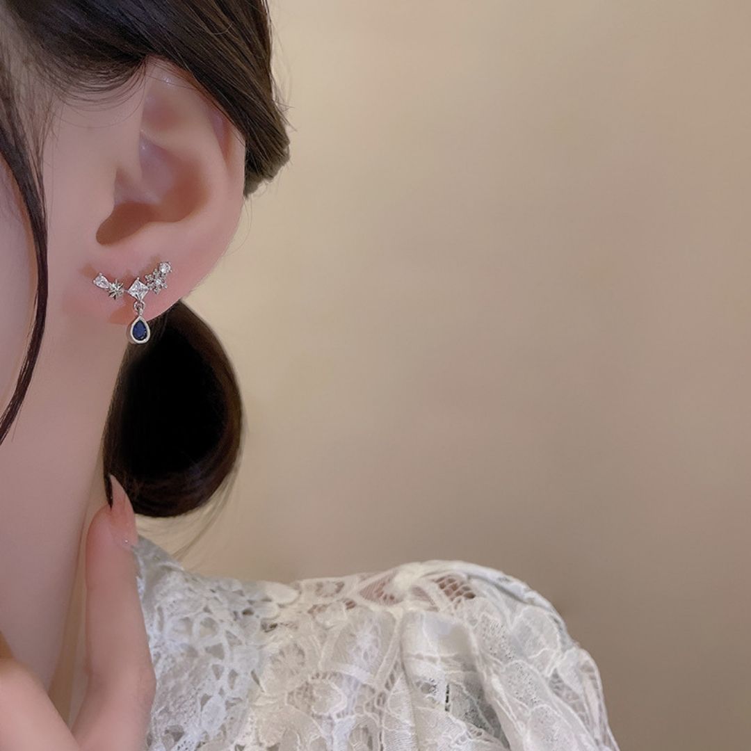 Midnight Star Constellation Earrings