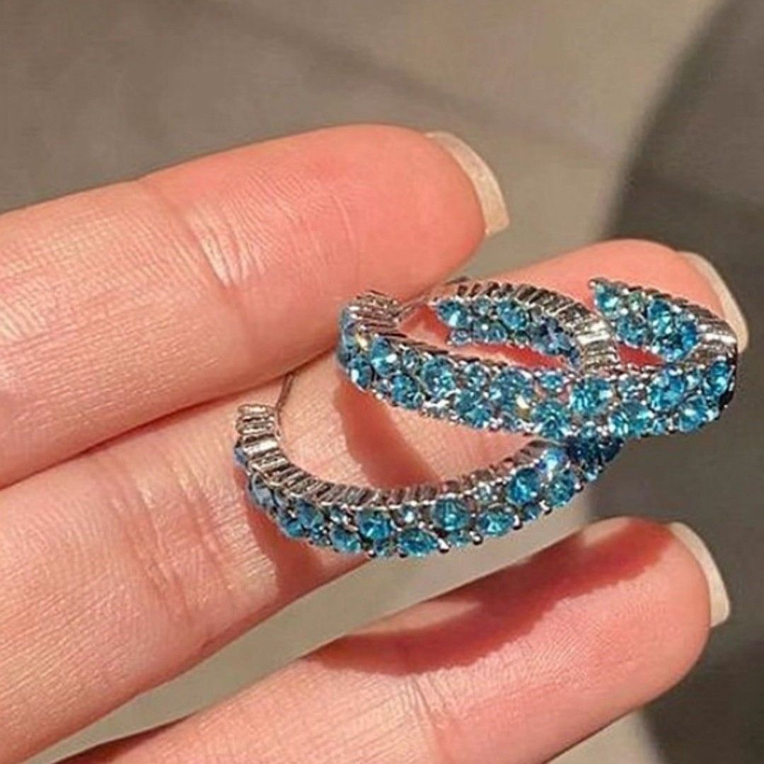 Maldives Wave Wide Hoop Earrings