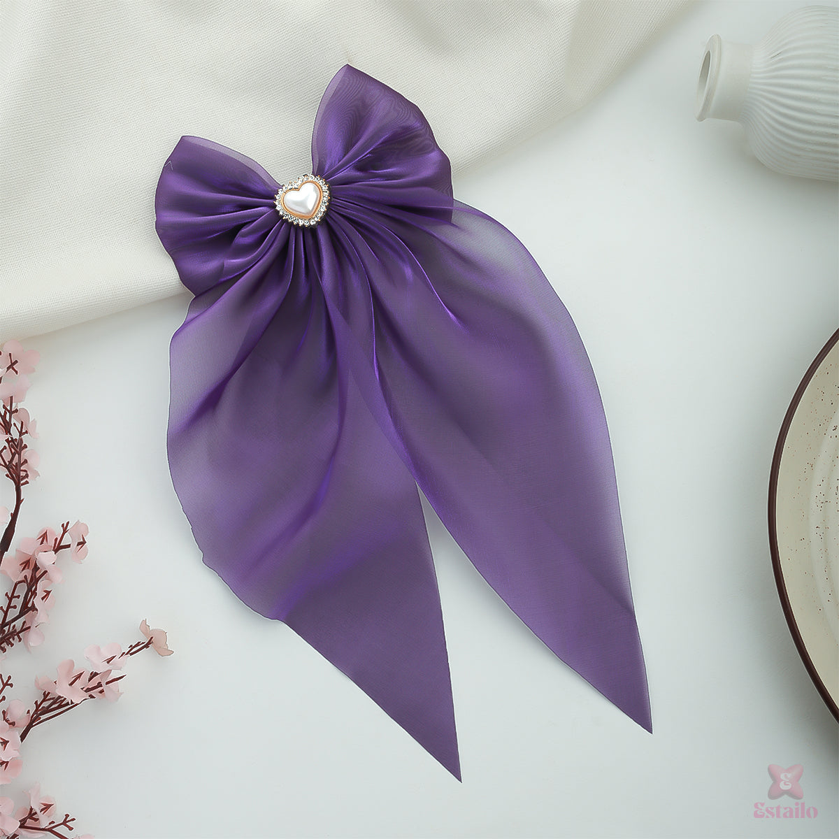 Lilac Charm Clip