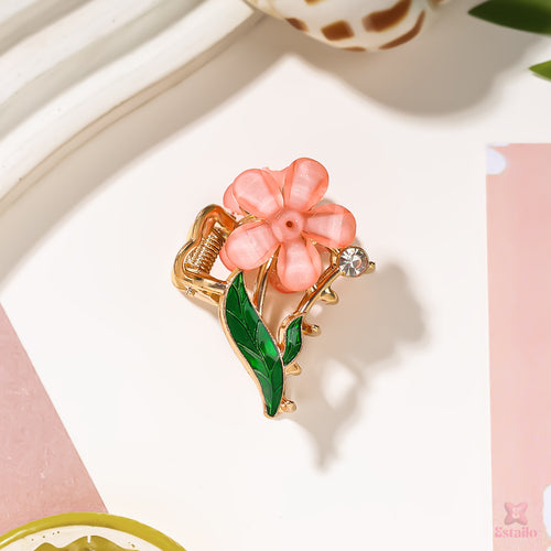 Floral Flair Claw Clip