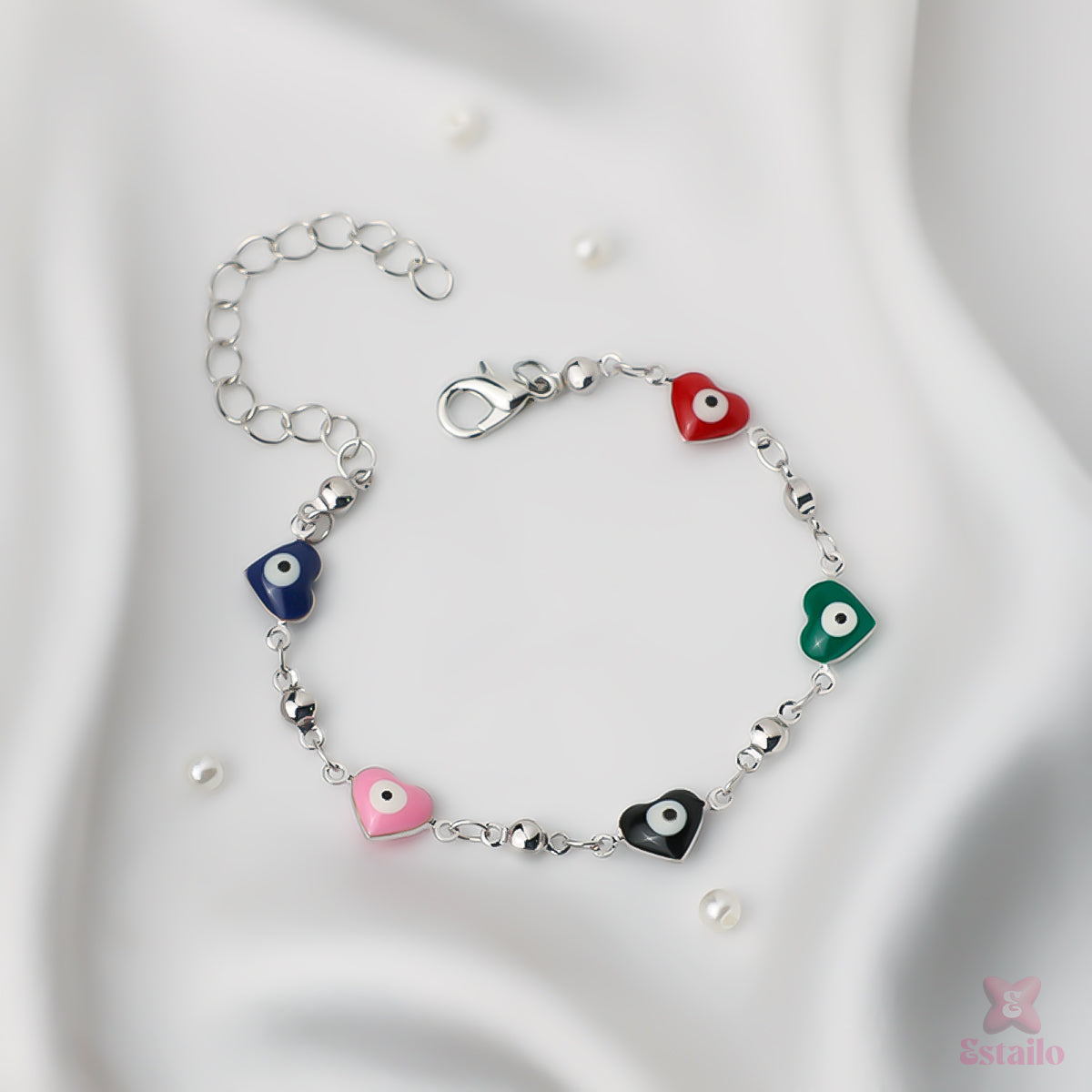 Dazzling Evil Eye Chain Bracelet