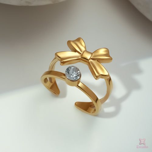 Dainty Bow Ring